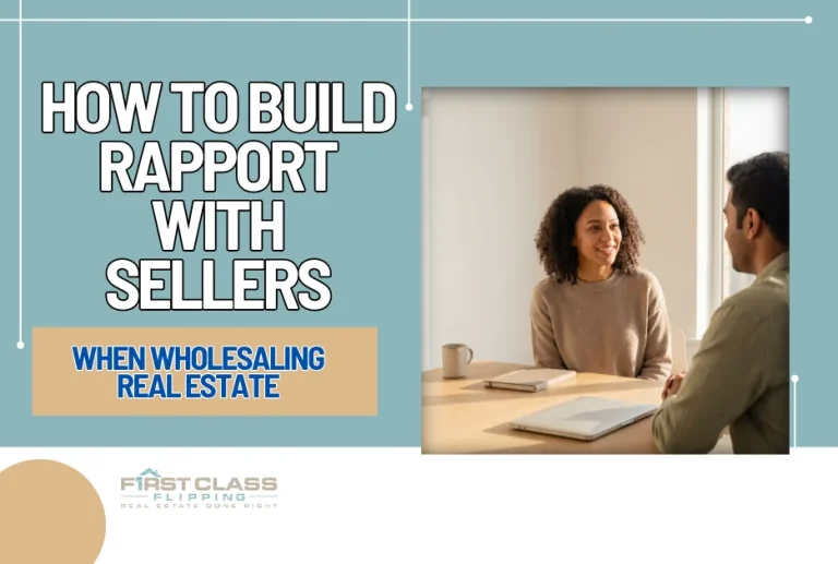 build rappoort with motivated sellers in real estate